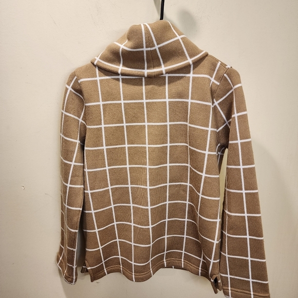 J. CREW cowl Neck Tan Sweater Size S - Picture 11 of 14